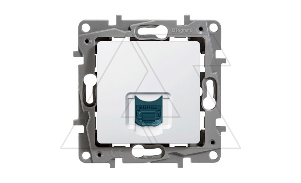 Etika - Розетка 1хRJ-45 UTP CAT5E 8конт.(белый)