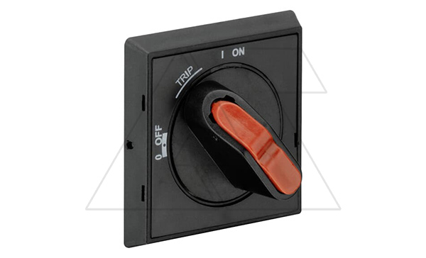 Рукоятка выносная MSHD-LTB селекторная для MS(MO)132 MS(MO)165, черная IP64 полож. TRIP блок. 3 замками