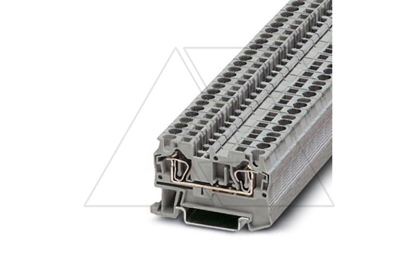 Клемма проходная ST 4 /6,2mm, пружинная, 2 присоед., 4(max 6)mm2, 32A, 800V, серая