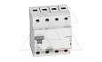 УЗО Legrand RX3, электромеханическое, 4P, 63A, 10kA, 100mA, тип AC, 4M от интернет-магазина amperkin.by