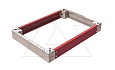 Комплект панелей (передняя и задняя) цоколя 100x1200мм (ВxШ), RAL7012, 2 шт. от интернет-магазина amperkin.by
