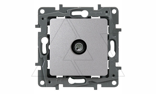 Etika - Розетка TV проходная 15дБ, 5-862MHz (алюминий)