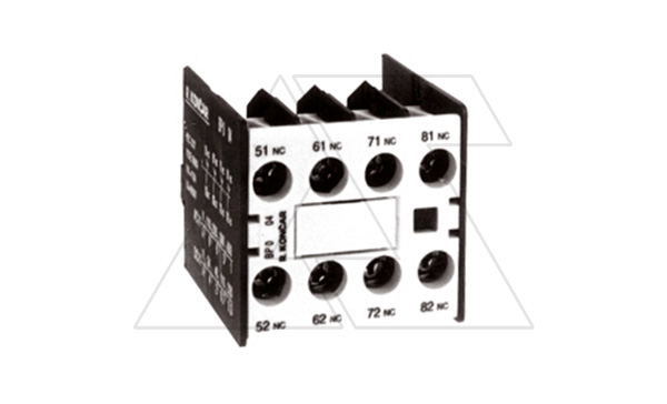 Блок-контакт вспом. BP0 40, 6A(230VAC), 4NO, фронтальный монтаж, для CM1, CP0