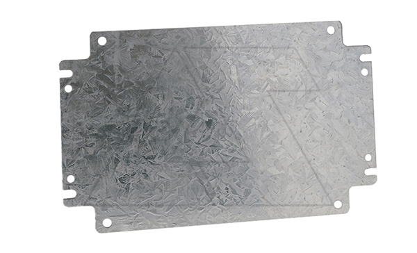 Монтажная панель 376х270мм для распредкоробки EGRAN 300x400мм (ВxШ) стальная оцинкованная 2мм