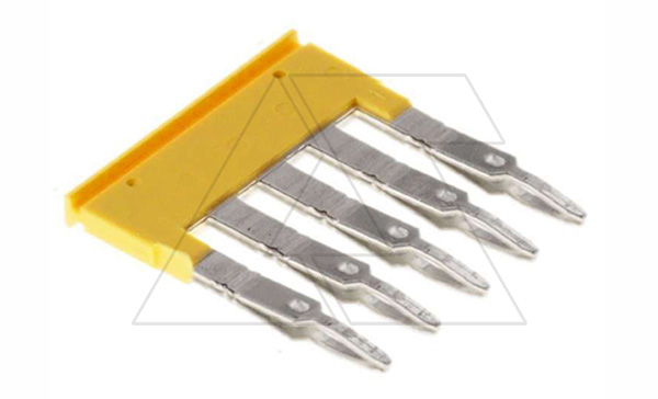 Шунт ZQV 2.5/5 на 5 пружинных клемм ZDU 2,5