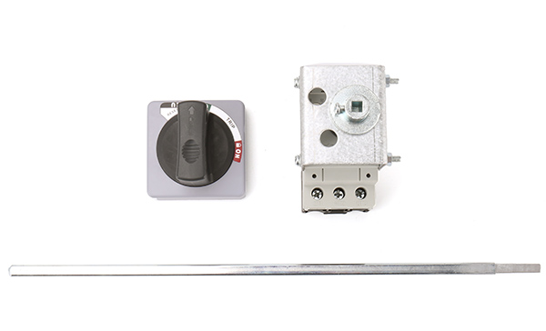 Рукоятка выносная SDM7-32P-AP с осью 360мм, серая, IP42, для SDM7-32P