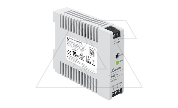 Блок питания импульсный Sync, 15W, 3А, 85_264VAC(120_375VDC) / 5VDC, DIN35, винт.клеммы, пл.корпус Блок питания импульсный Sync, 15W, 3А, 85_264VAC(120_375VDC) / 5VDC, DIN35, винт.клеммы, пл.корпус