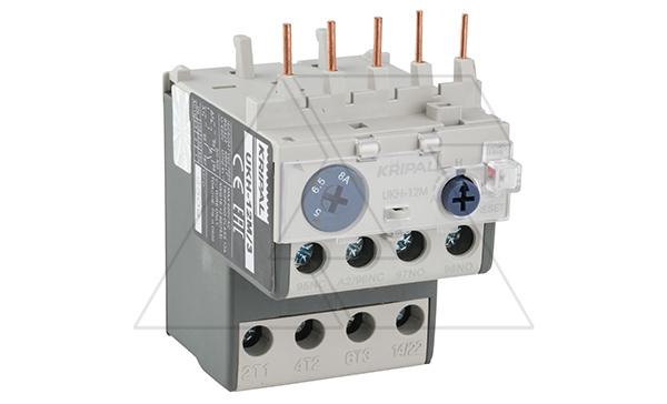 Реле тепловой перегрузки UKH-12M, It=5_8A, 1NO+1NC, CLASS 10A, прямой монтаж для UKC(D)-6_16M