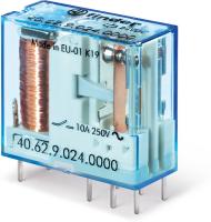 Миниатюрное реле 40.62.9.024.0000, 2CO, 10A(250VAC/30VDC), 24VDC