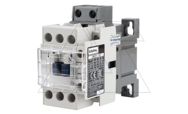 Контактор UKC1-18-11-400AC, 3P, 18A(AC-3), 40A(AC-1), 7.5kW(400VAC), Uк=400VAC, 1NO+1NC