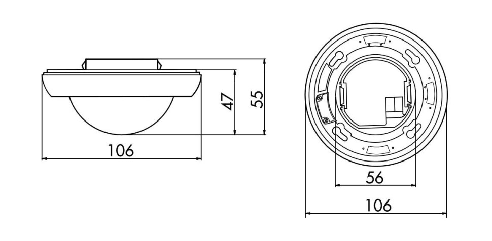 Датчик присутствия B.E.G. PD4N-KNX-C-DX-FM от интернет-магазина amperkin.by
