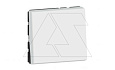 Mosaic - Выключатель кнопочный 6А, 2М, пруж. зажимы, белый от интернет-магазина amperkin.by