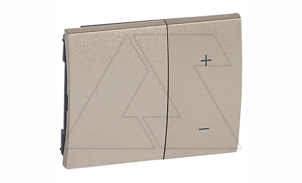 Galea Life - Обрамление для светорегулятора с блокировкой, Titanium