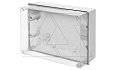 Коробка распред. CARBO-BOX, 303x214x123mm, с DIN-рейкой, прозрачная крышка, ABS/PC, GW 650°C, IP55 от интернет-магазина amperkin.by