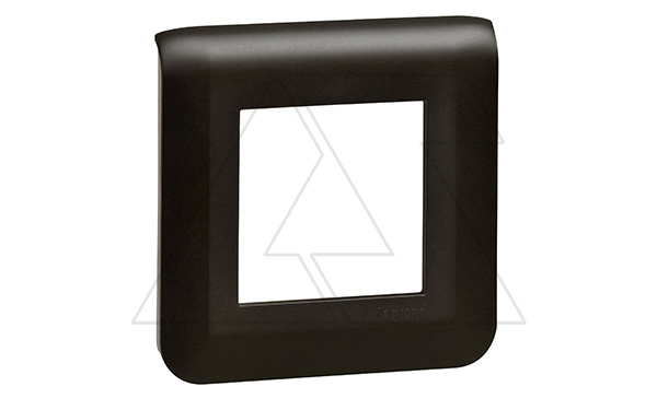 Mosaic - Рамка 2М, матовый черный (суппорт 80251)