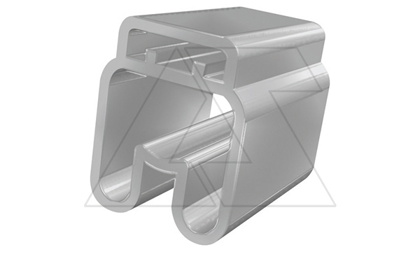 Держатель маркировки проводника PMF-03 90320, продевание, D кабеля 4-6,3mm, 4-10mm2, длина 15mm, PVC, прозрачный (упак. 2000шт.)