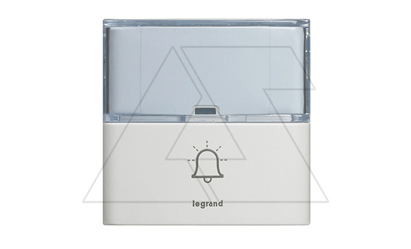 Кнопка дверная для звонка "Премиум", белый