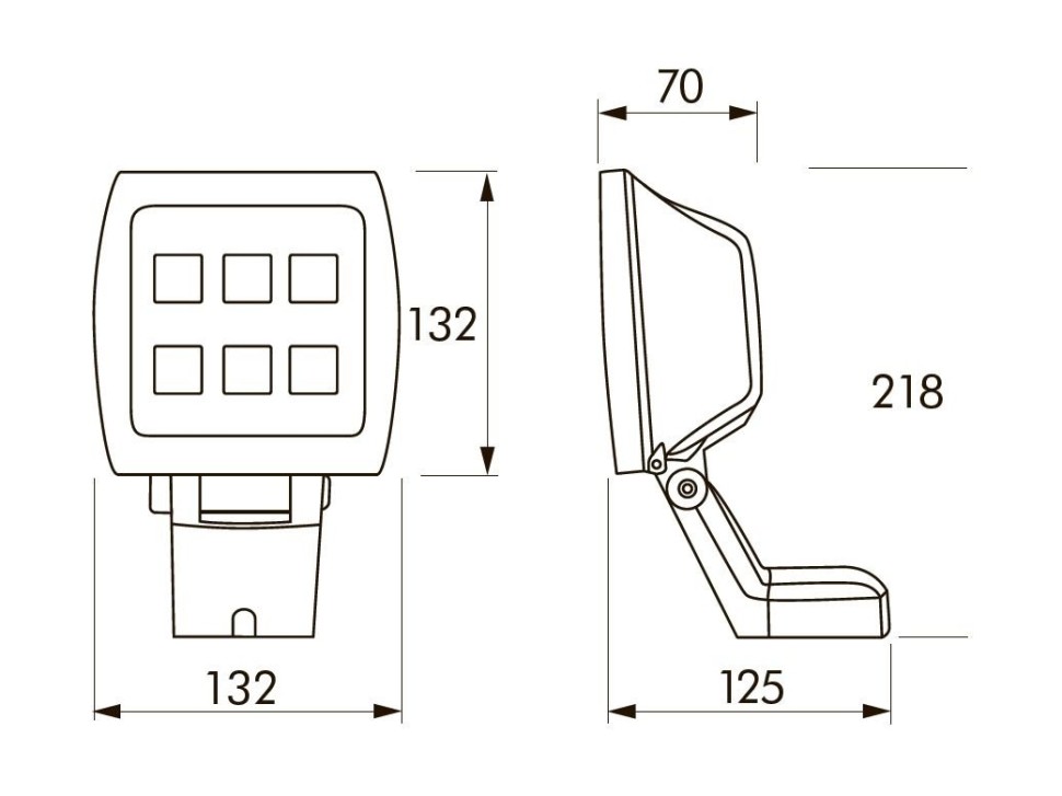 Прожектор B.E.G.  FL3-LED / белый