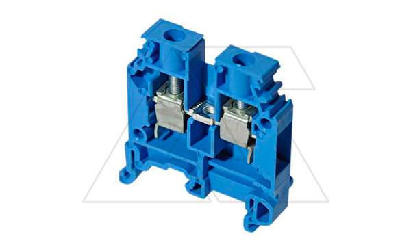 Клемма М 6/8.N для нейтрали, 41А, 800В, синий