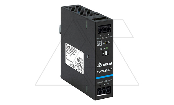 Блок питания импульсный Force-GT, 120W, 10А, 90_264VAC / 12VDC, DIN35, реле DC OK, винт.клеммы, ал.корпус Блок питания импульсный Force-GT, 120W, 10А, 90_264VAC / 12VDC, DIN35, реле DC OK, винт.клеммы, ал.корпус