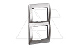 Galea Life - Рамка Metallic на 2 поста вертикальная, Chrome от интернет-магазина amperkin.by