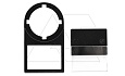 Держатель для таблички 25x18mm, с прозрачным окном, для одинарных кнопок 22mm от интернет-магазина amperkin.by
