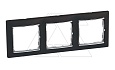 Valena - Рамка 3 поста верт/гориз, ноктюрн/серебро от интернет-магазина amperkin.by