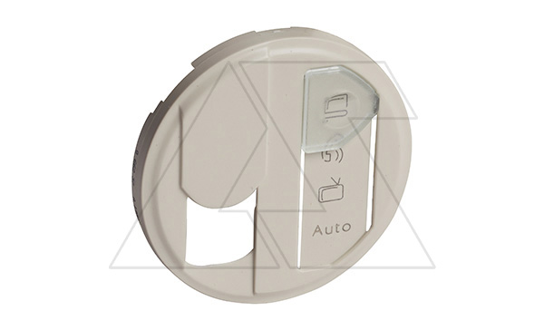 Celiane - Лицевая панель для розетки RJ45 с этикеткой слоновая кость