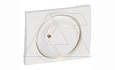 Galea Life - Обрамление для светорегулятора с поворотным выключ. с инд., White от интернет-магазина amperkin.by