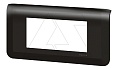 Mosaic - Рамка 4М, горизонтальная, матовый черный (суппорт 80252) от интернет-магазина amperkin.by