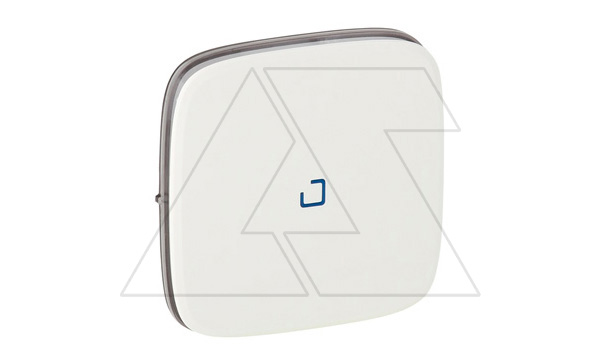 Valena Allure - Лицевая панель для выключателя одноклавишного с подсветкой, белая