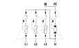 Разрядник V50-3+NPE-280, 4P, It(10/350)=50кА, It(8/20)=160кА, Up=1.3кВ, В+C от интернет-магазина amperkin.by