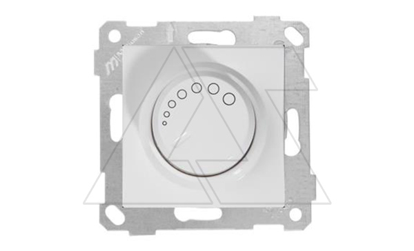 Rita - Светорегулятор (RL) с подсветкой, поворотный, 1000 Вт, белый
