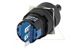 Переключатель LA115-C-11XA, 0-I, фиксация, черный, круглый, 1CO, 16mm, IP40 от интернет-магазина amperkin.by