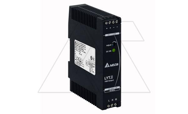Блок питания импульсный Lyte, 75W, 6.25А, 85_264VAC / 12VDC, DIN35, винт.клеммы, пл.корпус