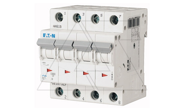 Авт. выключатель PL7-C10/4, 4P, 10A, хар-ка C, 10kA, 4M