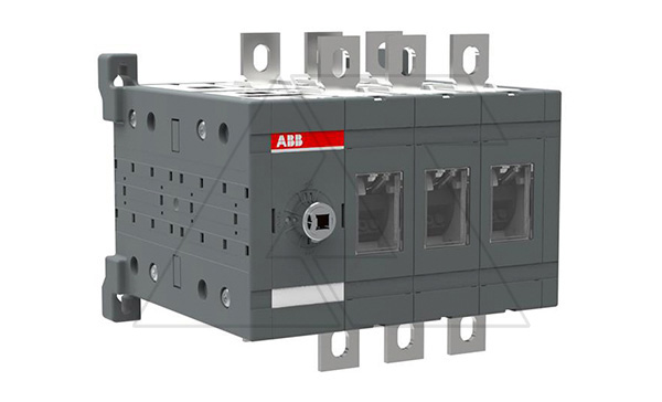 Выкл. нагрузки реверсивный OT200E03C, 200A 3P схема I-0-II видимый разрыв без рукоятки