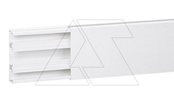 DLP - Мини-канал, с 2-мя перегородками, 3 секции, 60х16 белый, ПВХ