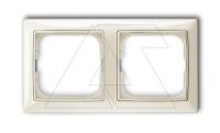 Basic 55 - Рамка на 2 поста (шале-белый)