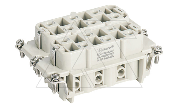 Вставка контактная, размер H32B, тип гнездо, 12P+PE, 35A, 400/690V, винтовой зажим