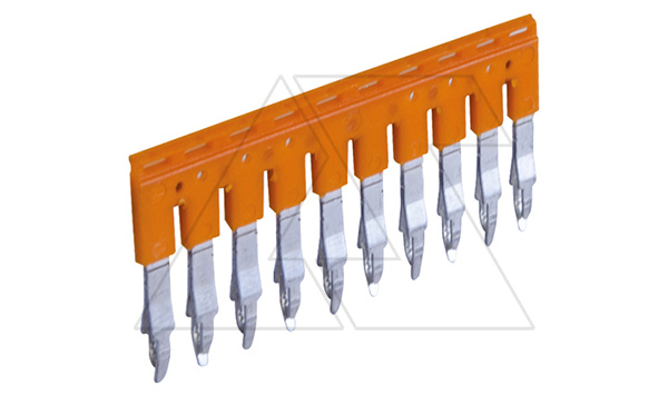 Перемычка JX4/5 на 5 полюсов, для клемм CY,CX,CP 6mm, 32A, оранжевая