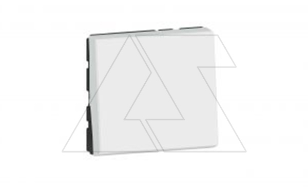 Mosaic - Выключатель 10АX, 2М, пруж. зажимы, белый