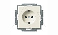 Basic 55 - Розетка 2P+E нем. стд.винтовые клеммы (сл.кость) от интернет-магазина amperkin.by