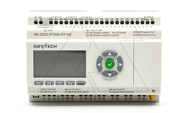 Программируемый логический контроллер PR-23DC-PTDAI-RT-4G , 12_24VDC, 3xPt100, 10DI(6AI), 2TO, 8RO, RTC, SD, RS485, Ethernet, 2G/4G/GSM, ЖКИ Программируемый логический контроллер PR-23DC-PTDAI-RT-4G , 12_24VDC, 3xPt100, 10DI(6AI), 2TO, 8RO, RTC, SD, RS485, Ethernet, 2G/4G/GSM, ЖКИ