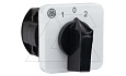 Переключатель BS 16 202K U, 2P, 20A, тип 1→0←2, 2NO на 1_2, без перемычек, на дверь, фронт IP40 от интернет-магазина amperkin.by