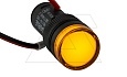 Индикатор светодиодный моноблочный AD16-16C, желтый, LED 220VAC/DC, 16mm, IP50 от интернет-магазина amperkin.by