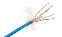 Кабель LCS³ U/UTP, cat.6, 4x2x24AWG, Ø проводника 0,530мм, медь, коробка 305м/13кг, синий, PVC