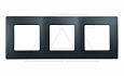 Etika - Рамка 3 поста (антрацит) от интернет-магазина amperkin.by