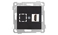 Rita - Розетка 1xHDMI, черный мат от интернет-магазина amperkin.by