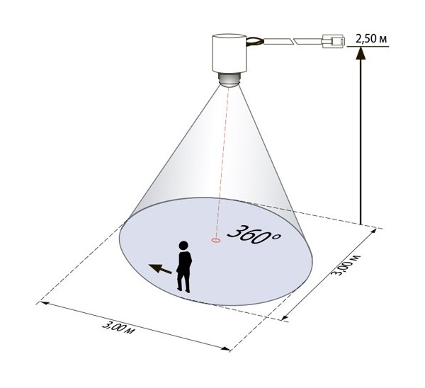 Датчик движения B.E.G. PD9-DIGI-FC от интернет-магазина amperkin.by